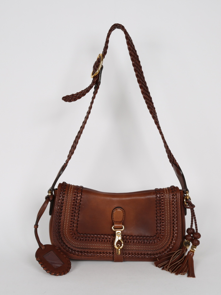 Gucci Handmade Brown Leather Bag | www.luxurybags.eu