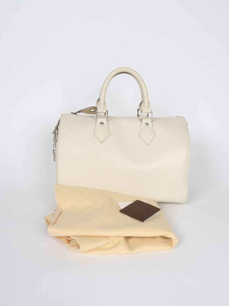 Louis Vuitton Epi Speedy 25 Ivory