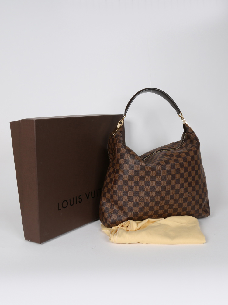 Louis Vuitton Damier Ebene Portobello GM Shoulder Bag (SHF-19894) – LuxeDH