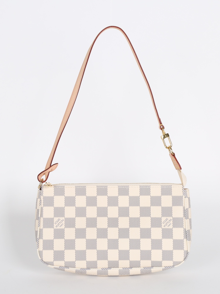 Louis Vuitton Damier Azur Canvas Accessories Pochette NM Bag