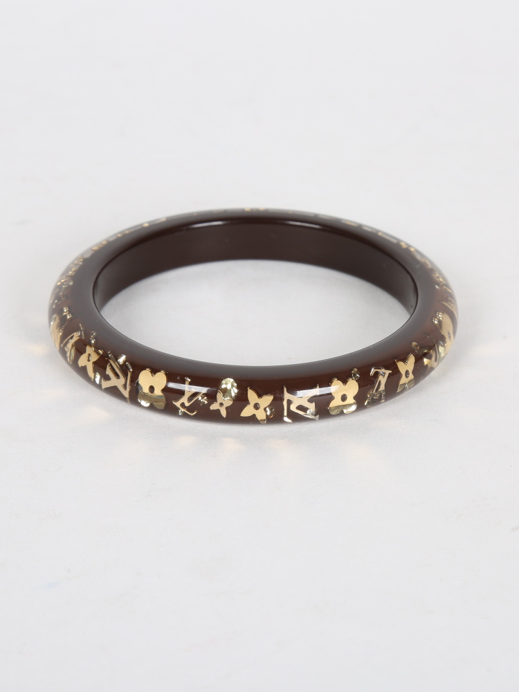 Inclusion bracelet Louis Vuitton Brown in Plastic - 33590654