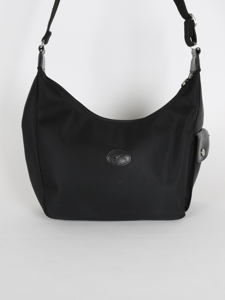 Longchamp - Le Pliage Black Nylon Messenger