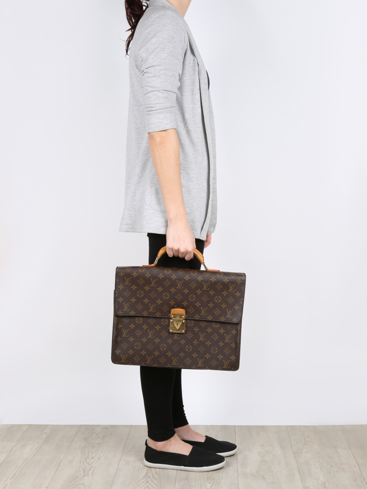 Louis Vuitton // Monogram Canvas Serviette Conseiller Briefcase