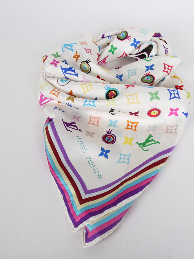 Louis Vuitton - Multicolore Eye Silk Scarf