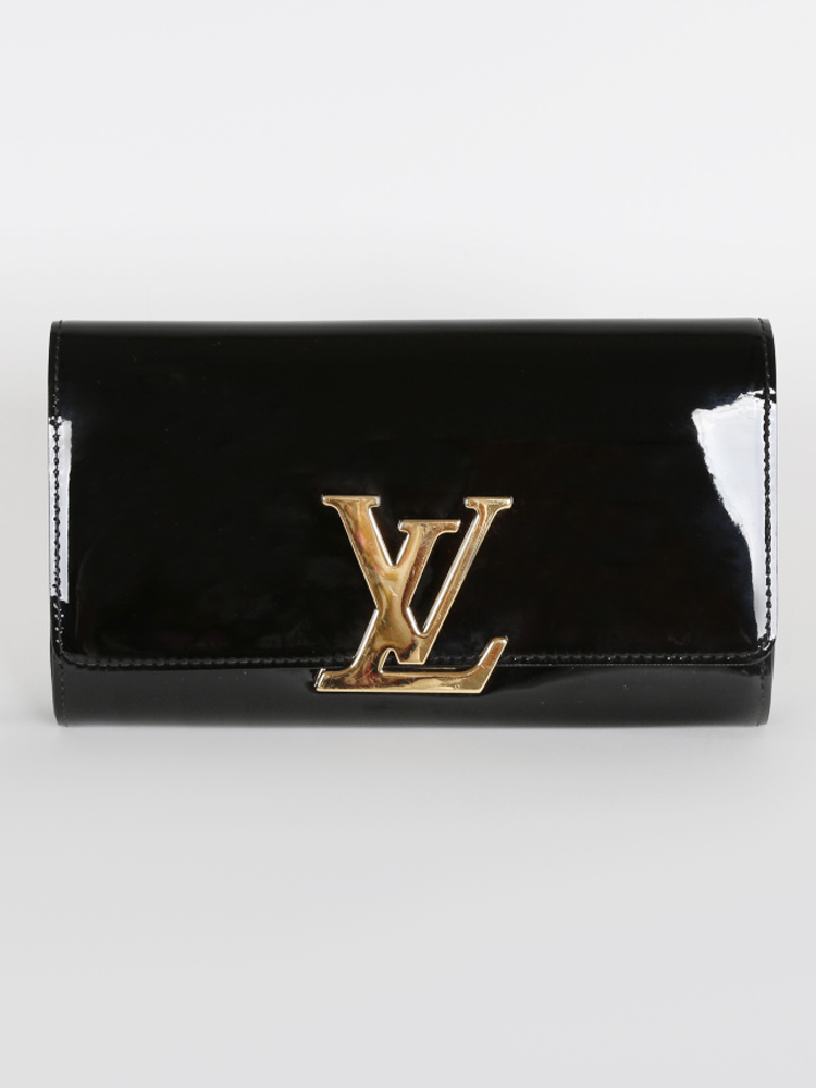 Louise patent leather handbag Louis Vuitton Black in Patent leather -  24696805