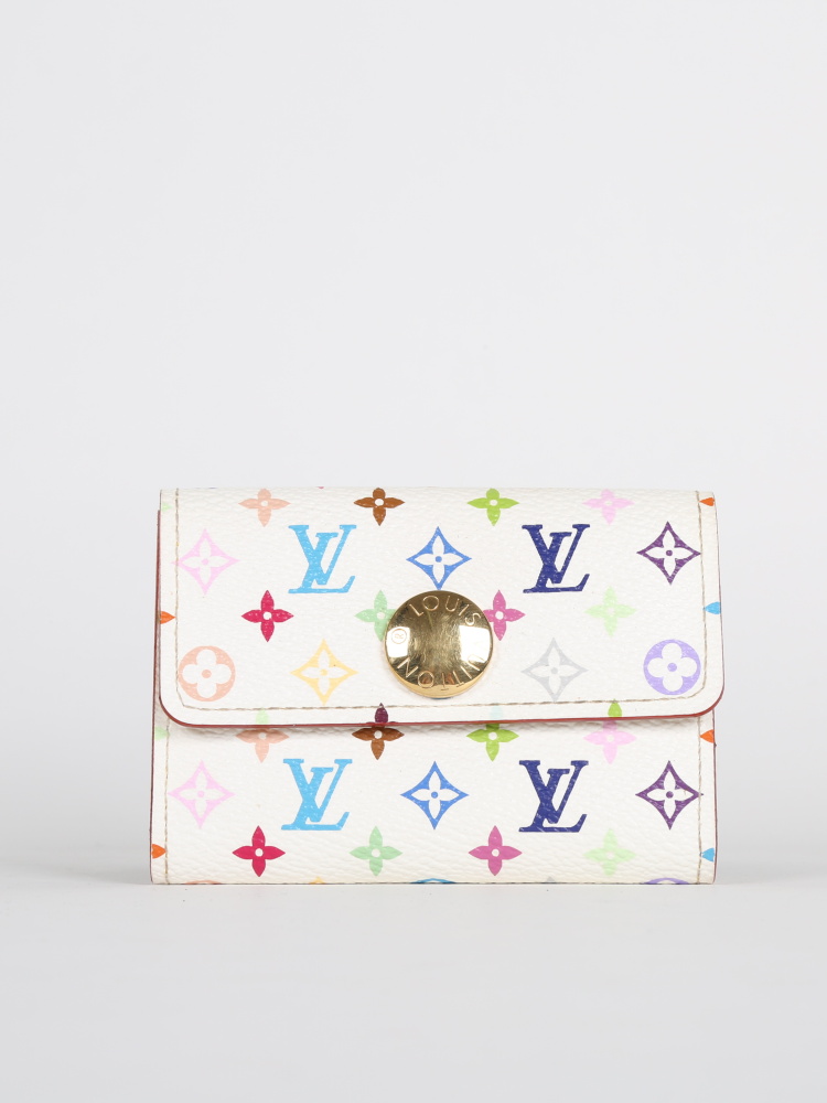 lv multicolor card holder