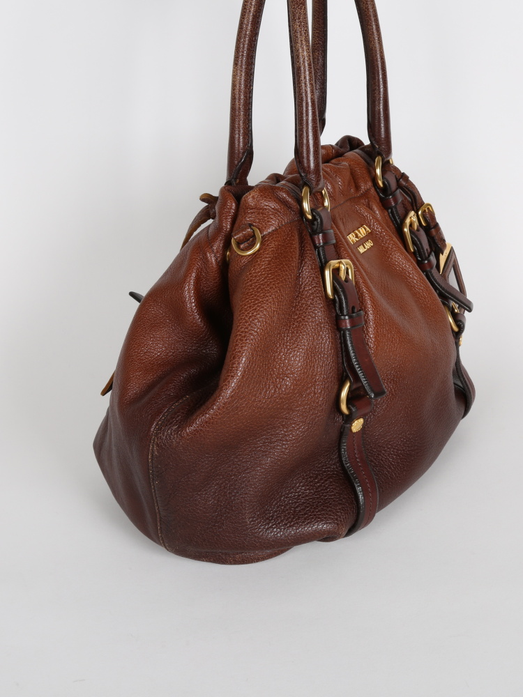 Prada - Cervo Antik Brown Deerskin Bag