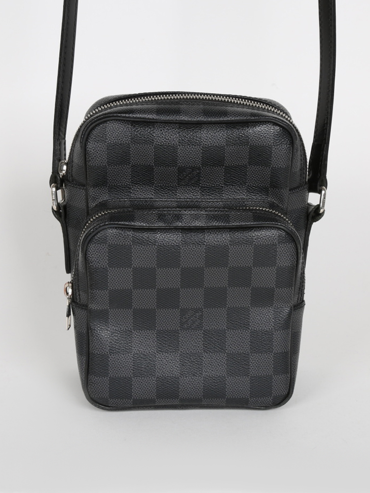 overflade Blænding Hane Louis Vuitton - Rem Damier Graphite Canvas | www.luxurybags.eu