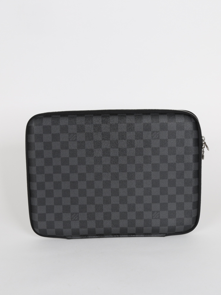 Louis Vuitton Damier Graphite Laptop Sleeve - Black Laptop Covers