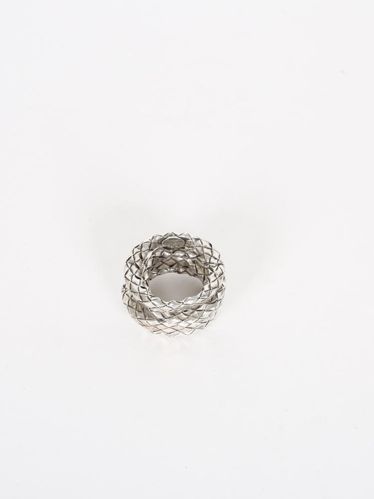 Sterling Silver Ring in Silver - Bottega Veneta