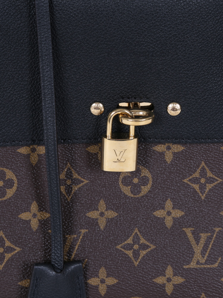 LOUIS VUITTON VENUS MONOGRAM BLACK Dark brown Leather ref.127654