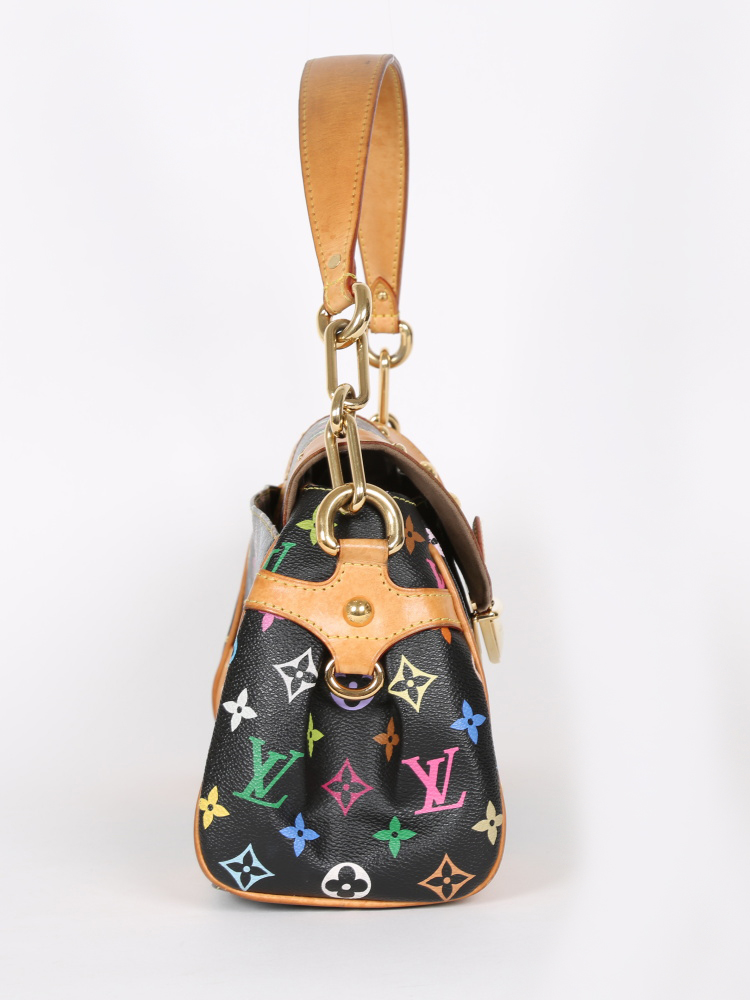 Beverly cloth handbag Louis Vuitton Multicolour in Cloth - 21429255