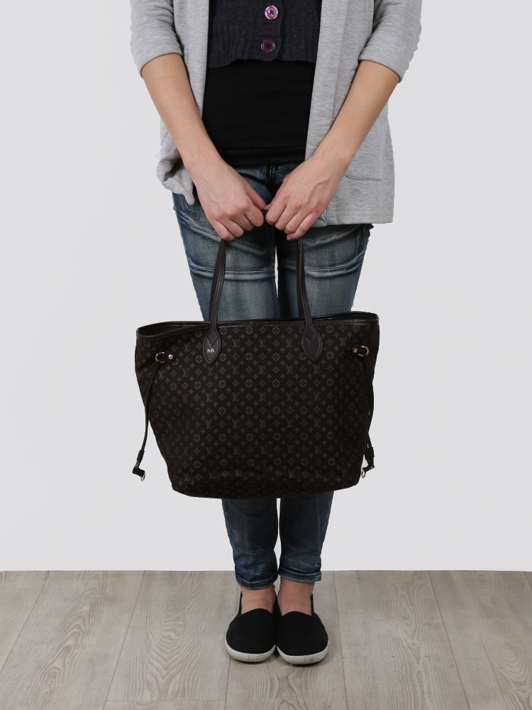 Louis Vuitton Fusain Monogram Idylle Neverfull Mm