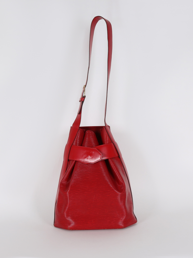 Buy Authentic LOUIS VUITTON Sac D'epaule Red Epi Leather Online in India 