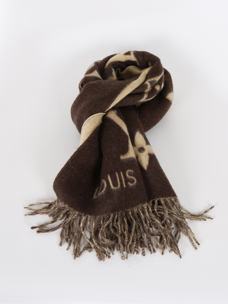 Reykjavik cashmere scarf Louis Vuitton Beige in Cashmere - 29740003