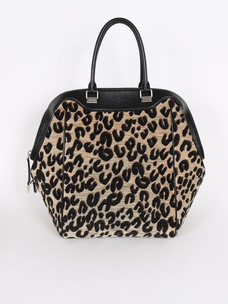 Louis Vuitton - North South Chenille Leopard Bag