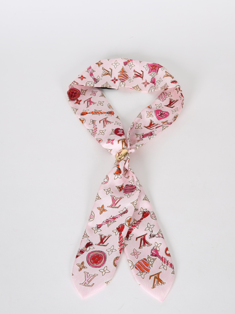 Louis Vuitton Monogram Flower Tile BB Bandeau Light Pink in Silk - GB