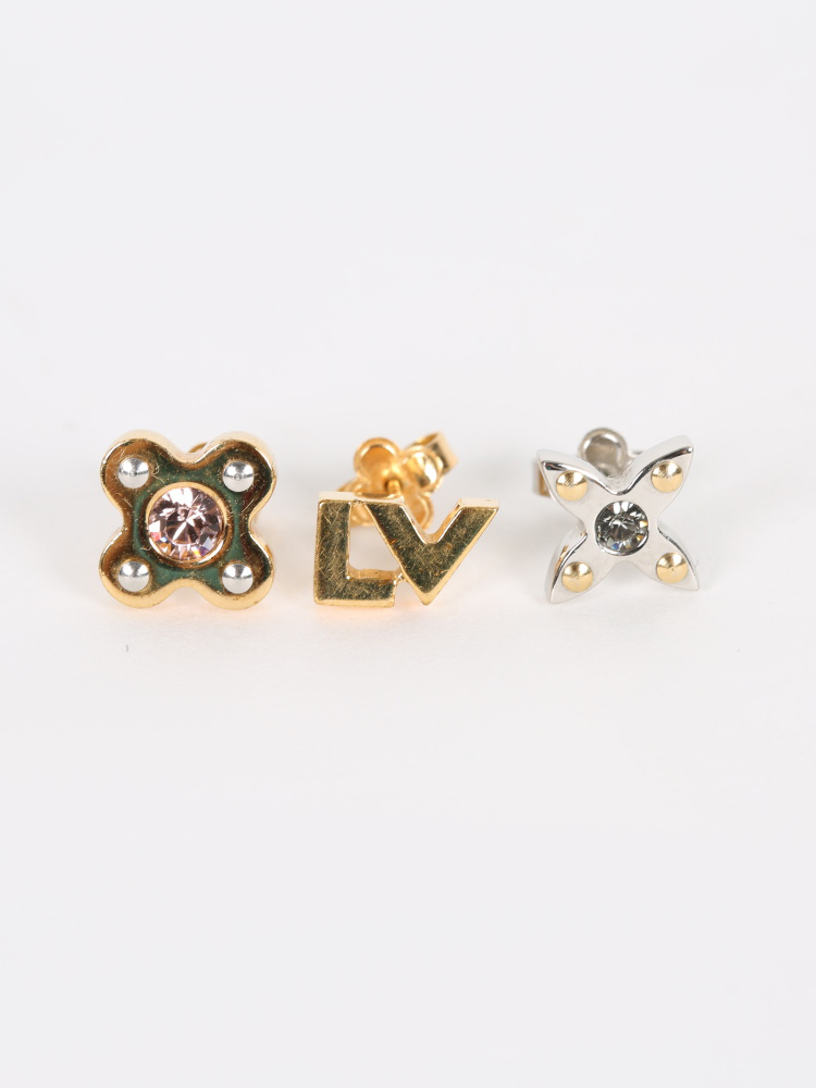 Louis Vuitton Love Letter Earring Earrings Crystal with Metal GM