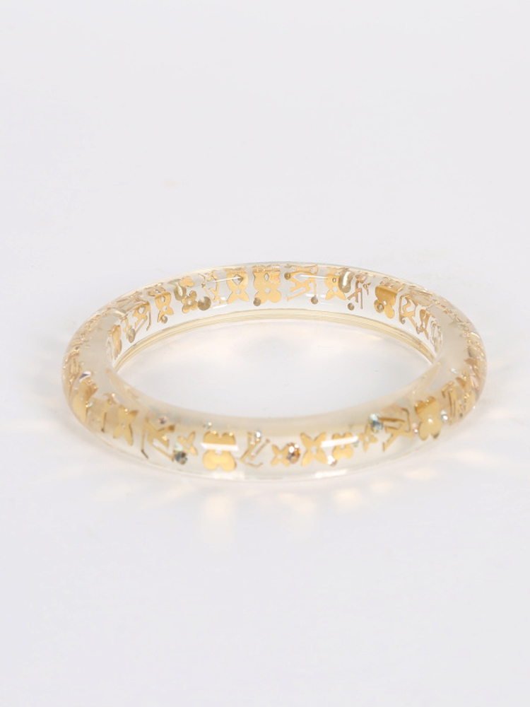 Inclusion bracelet Louis Vuitton White in Plastic - 34291362