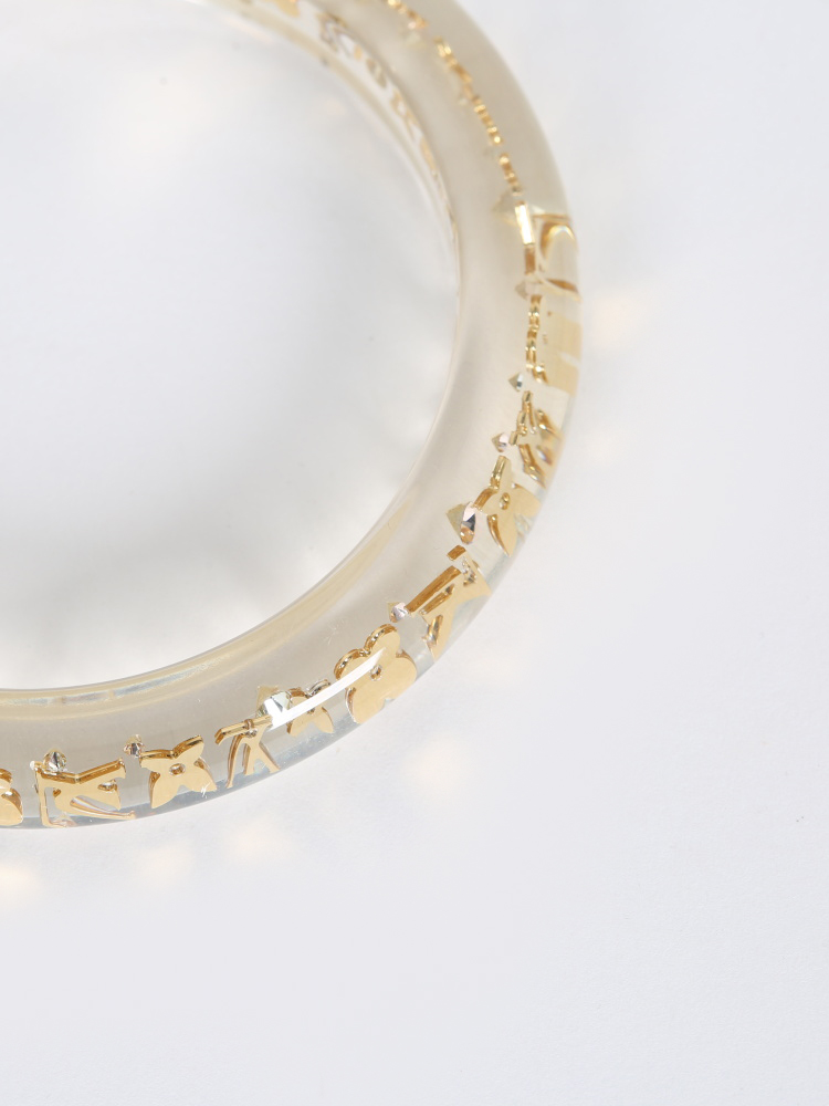 Inclusion bracelet Louis Vuitton White in Plastic - 34291362