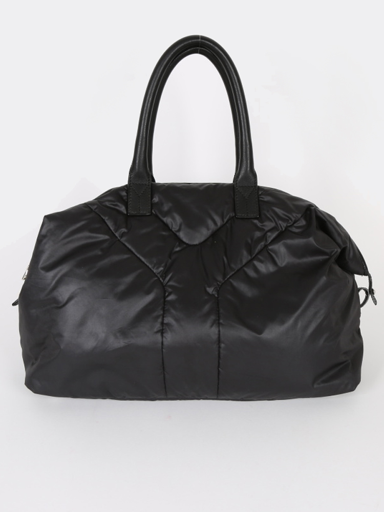 Shop BLVCK PARIS Unisex Nylon Street Style Plain Logo Boston Bags by  USABUYER