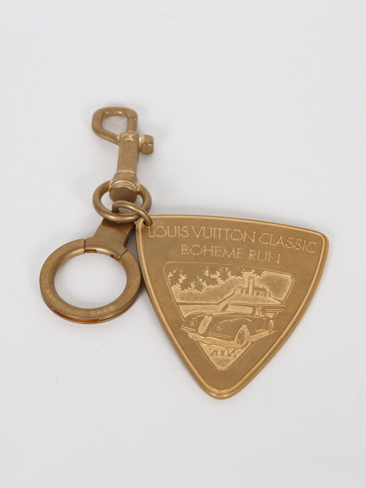Louis Vuitton - Boheme Run Gold Keychain