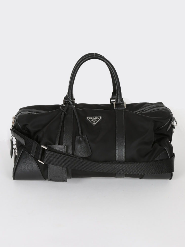 Prada Tessuto Saffiano Nylon Nero Bag, Luxury, Bags & Wallets on