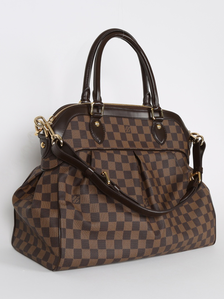 Louis Vuitton Damier Ebene Canvas Trevi GM Bag Louis Vuitton