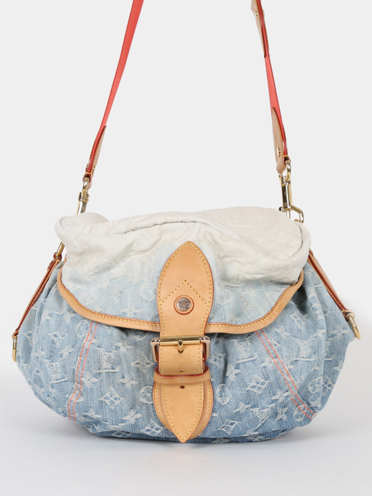 LOUIS VUITTON Louis Vuitton Monogram Denim Sunshine Shoulder Bag