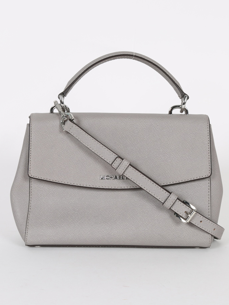 MICHAEL Michael Kors Ava X-Small Saffiano Leather Crossbody, Color Pearl  Grey 32F5GAVC1L-081 - AllGlitters