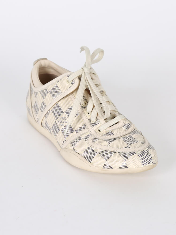 LOUIS VUITTON Damier Azur Boogie Sneakers 39 282016