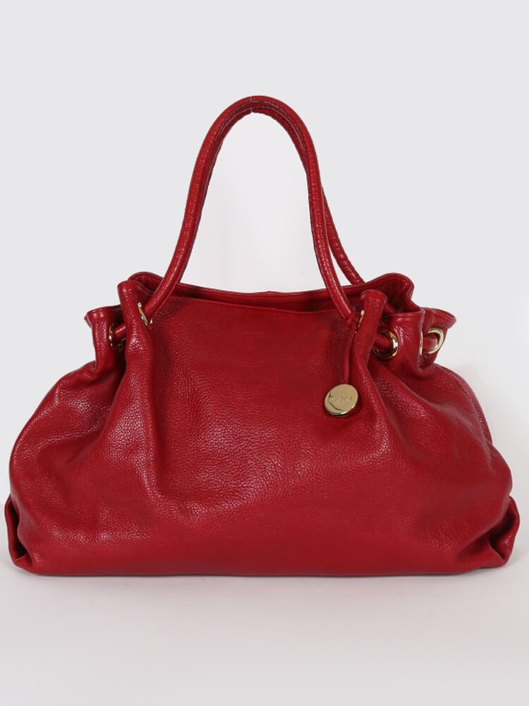 Lanvin Leather Hobo Cat Bag Sm in Red | Lyst
