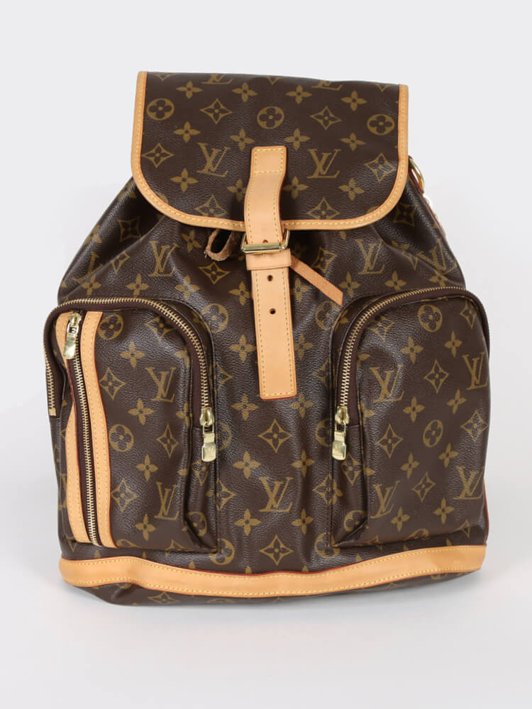 Bosphore backpack leather backpack Louis Vuitton Brown in Leather