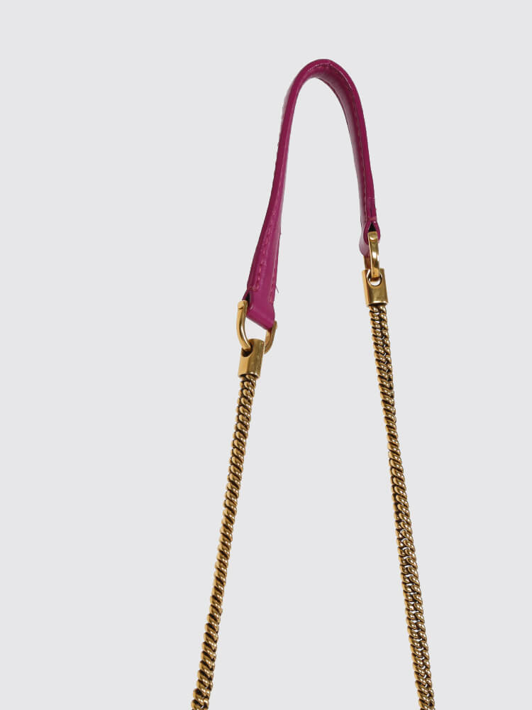 Louis Vuitton - Trapezio Art Deco Bag Purple Leather Bag