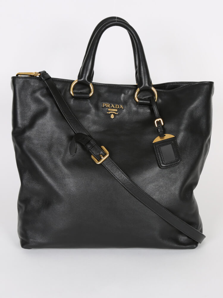 Prada soft calf nero clearance
