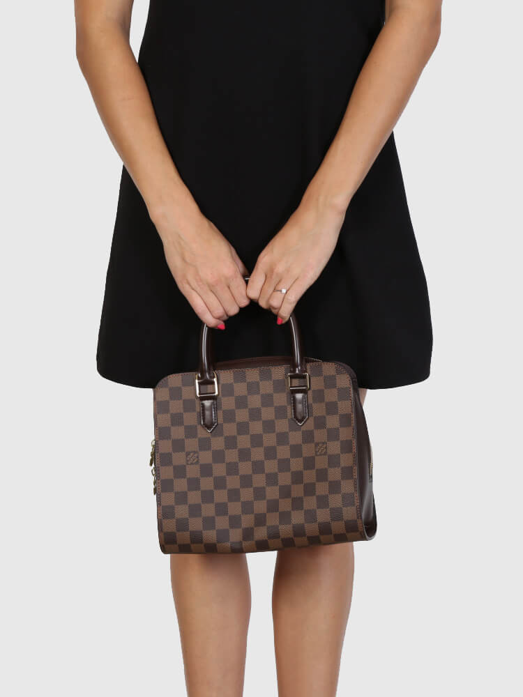 Louis Vuitton Louis Vuitton Triana Damier Canvas Handbag