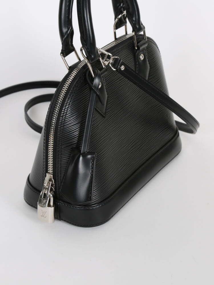 Louis Vuitton Alma Epi BB Noir in Leather with Silver-tone - GB