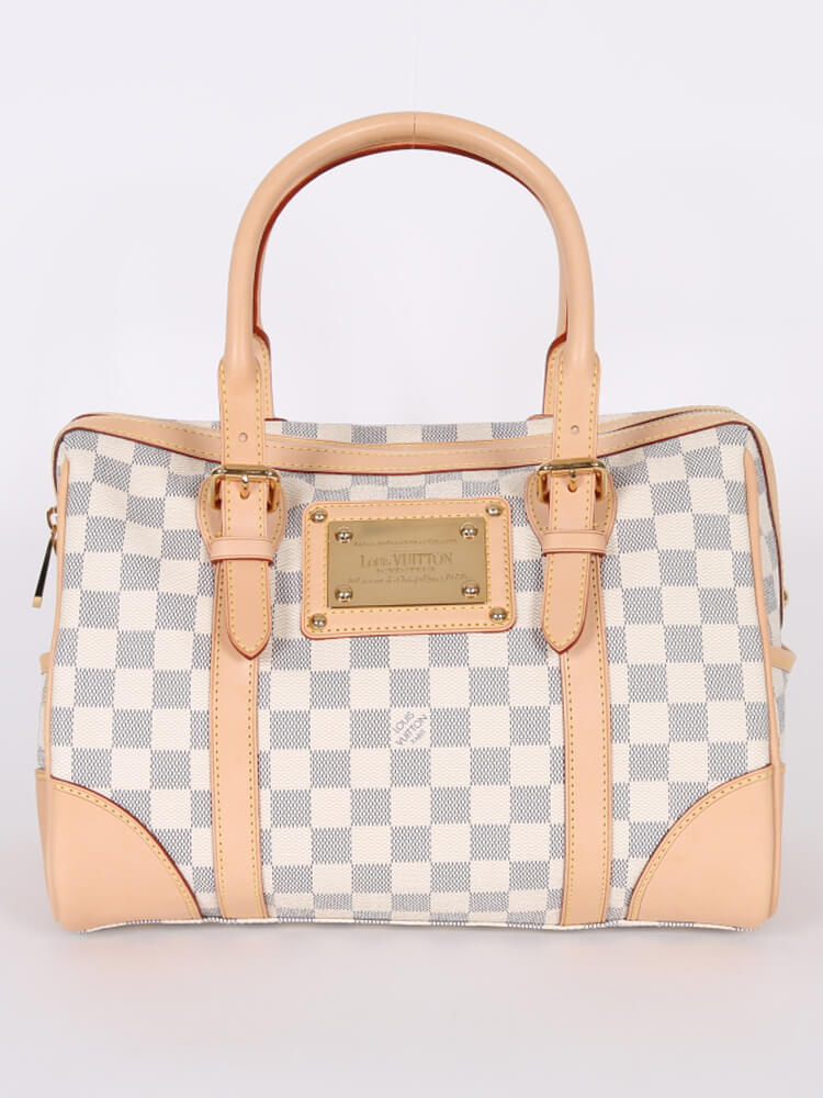 Louis Vuitton Berkeley Azur Damier Boston Shoulder Bag