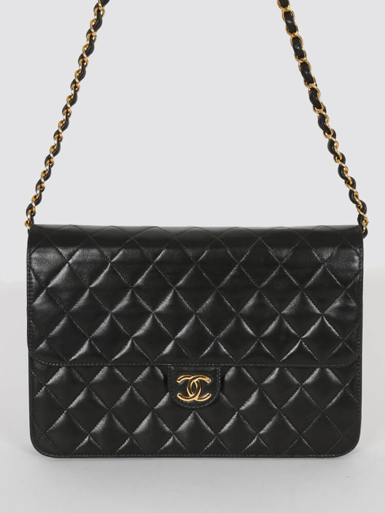 Chanel - Mademoiselle Flap Bag Lambskin Black