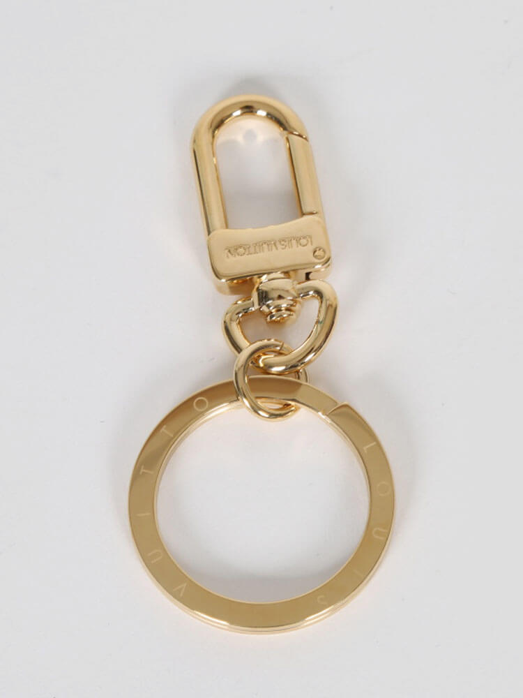 Louis Vuitton - Simple Gold Keychain
