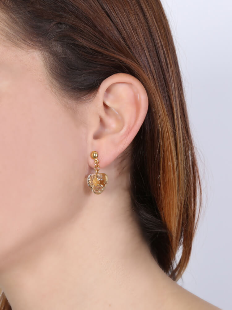 Louis Vuitton - Inclusion Heart Transparent Earrings