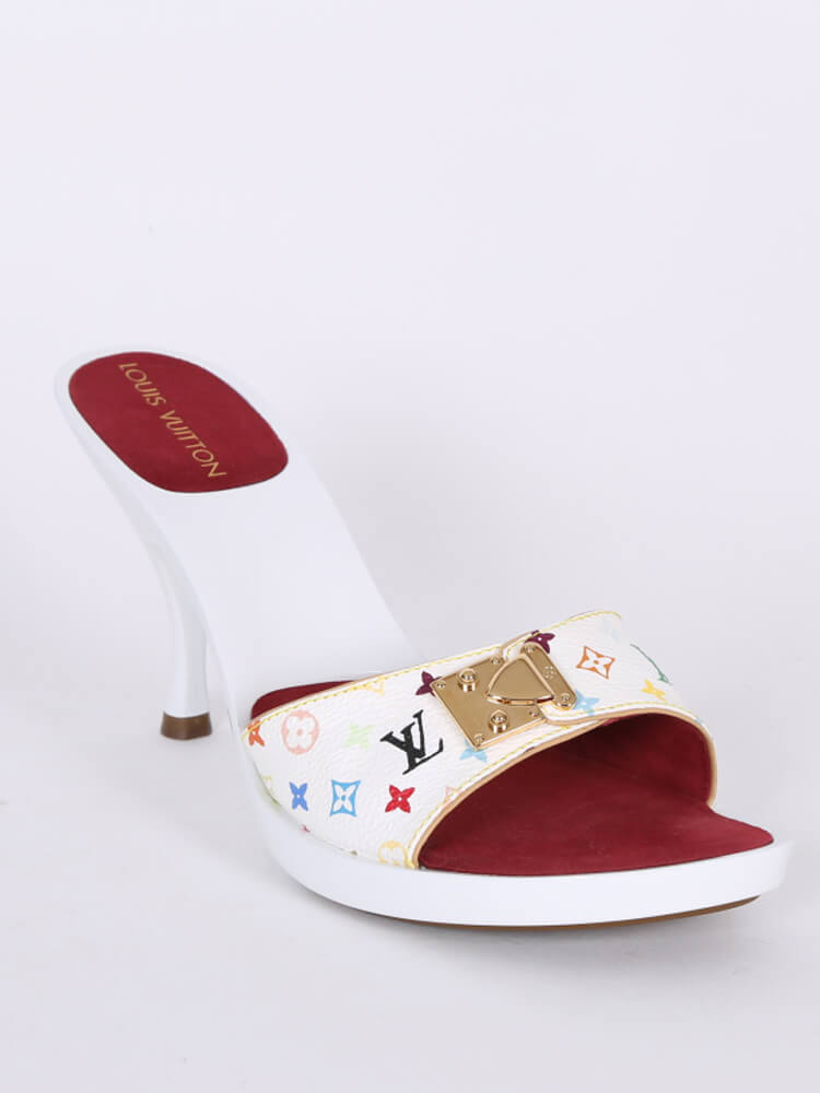 Louis Vuitton Kitten Heel Sandals