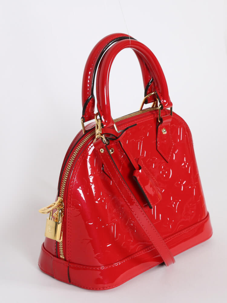 Louis Vuitton Alma Cherry Monogram Vernis MM ○ Labellov ○ Buy and Sell  Authentic Luxury