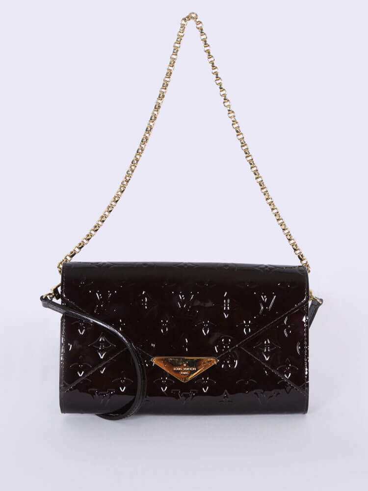 Louis Vuitton Amarante Monogram Vernis Chain Bag