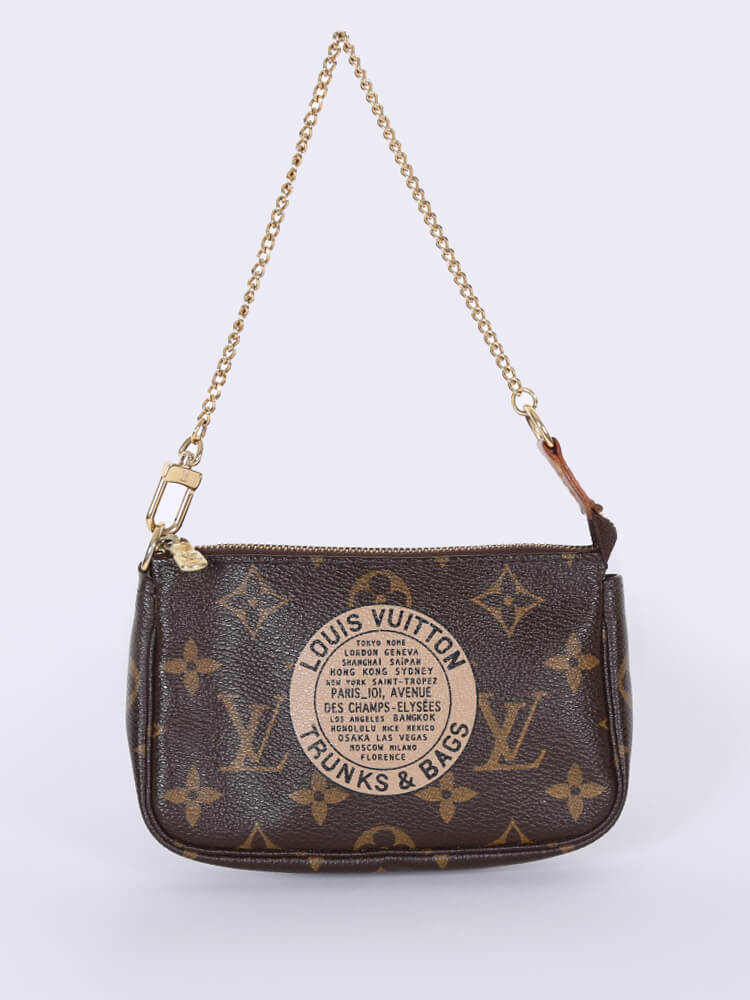 Louis Vuitton Monogram Canvas Trunks & Bags Belt 100 CM Louis Vuitton