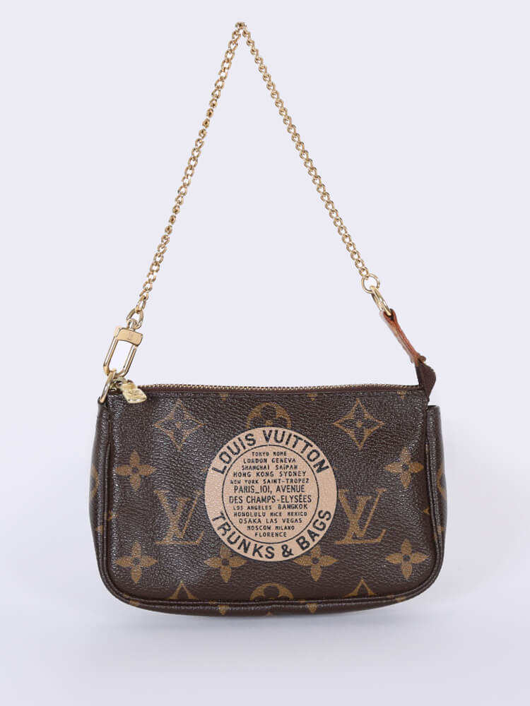 Louis Vuitton Trunks & Bags Mini Pochette Accessories Pouch