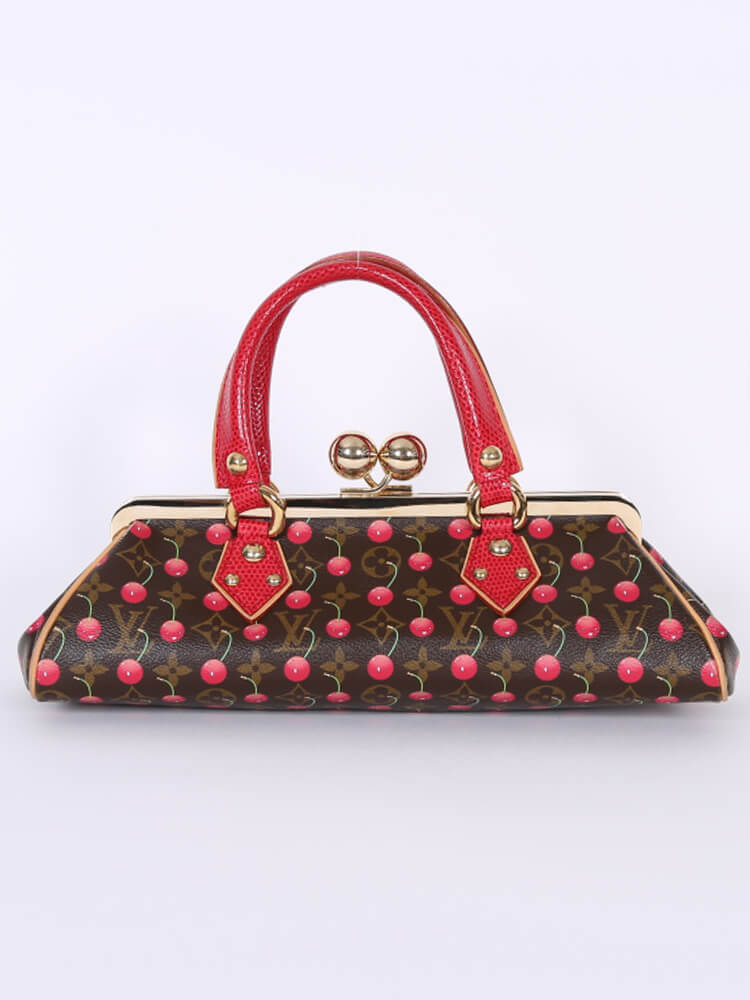 Louis Vuitton - Sac Fermoir GM Limited Edition Cerises Cherry