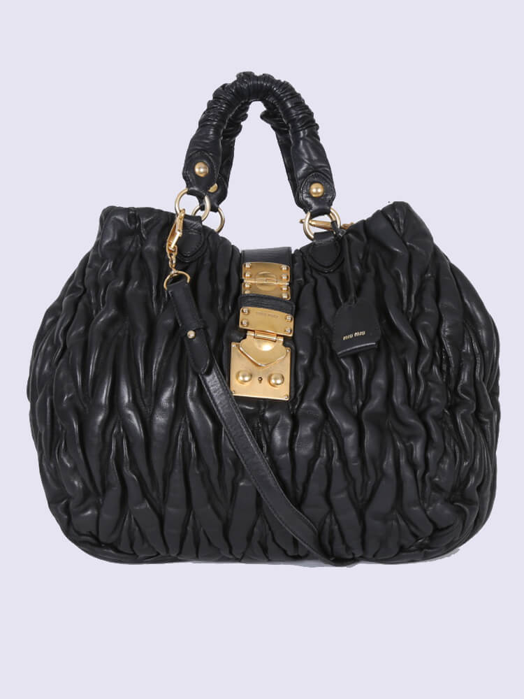 miu miu bag black