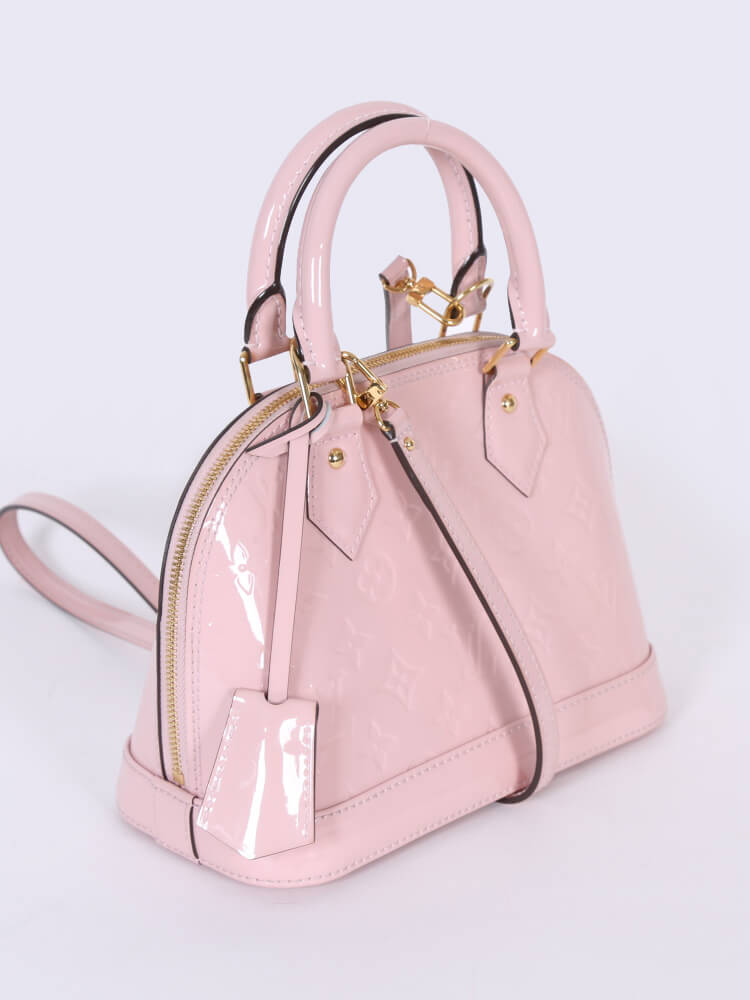 Louis Vuitton Vernis Alma BB Rose Ballerine