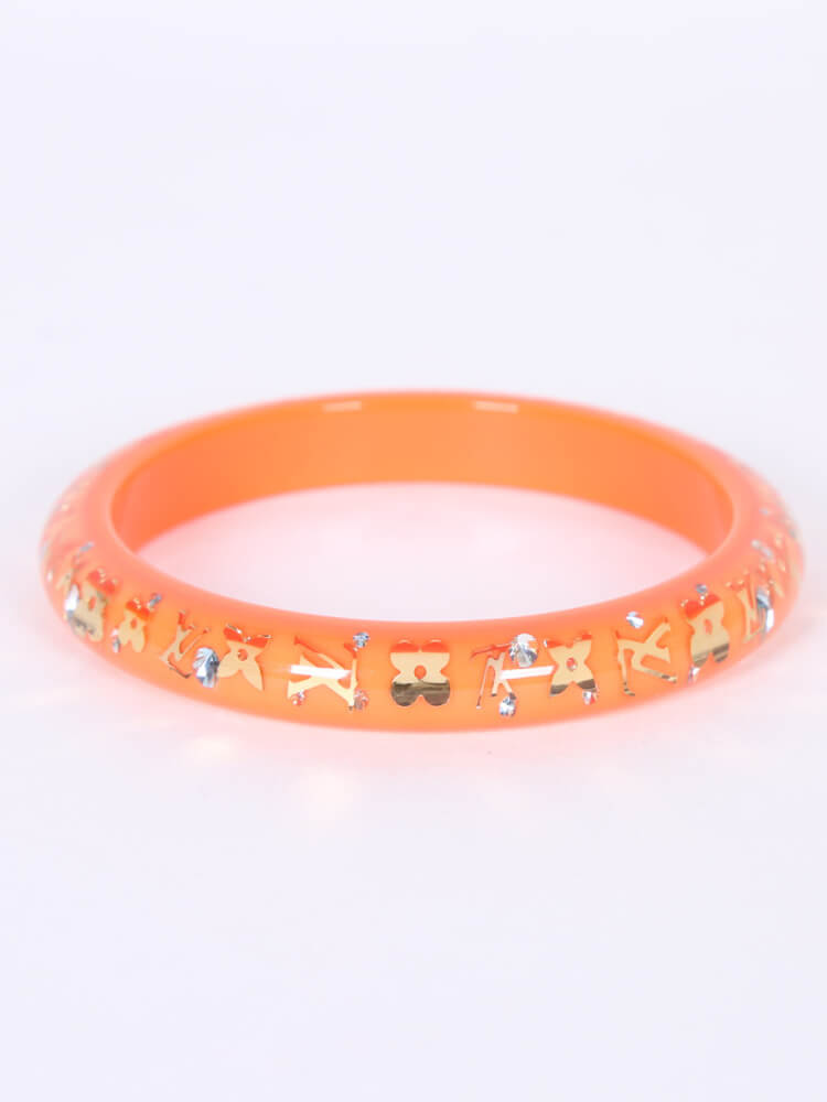 LOUIS VUITTON Bracelet Bangle Inclusion Pink Inside diameter 6.3cm(2.4in)